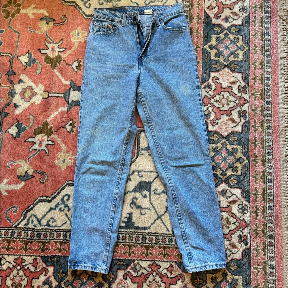 Levi's Classic High Waist Blue Denim Jeans